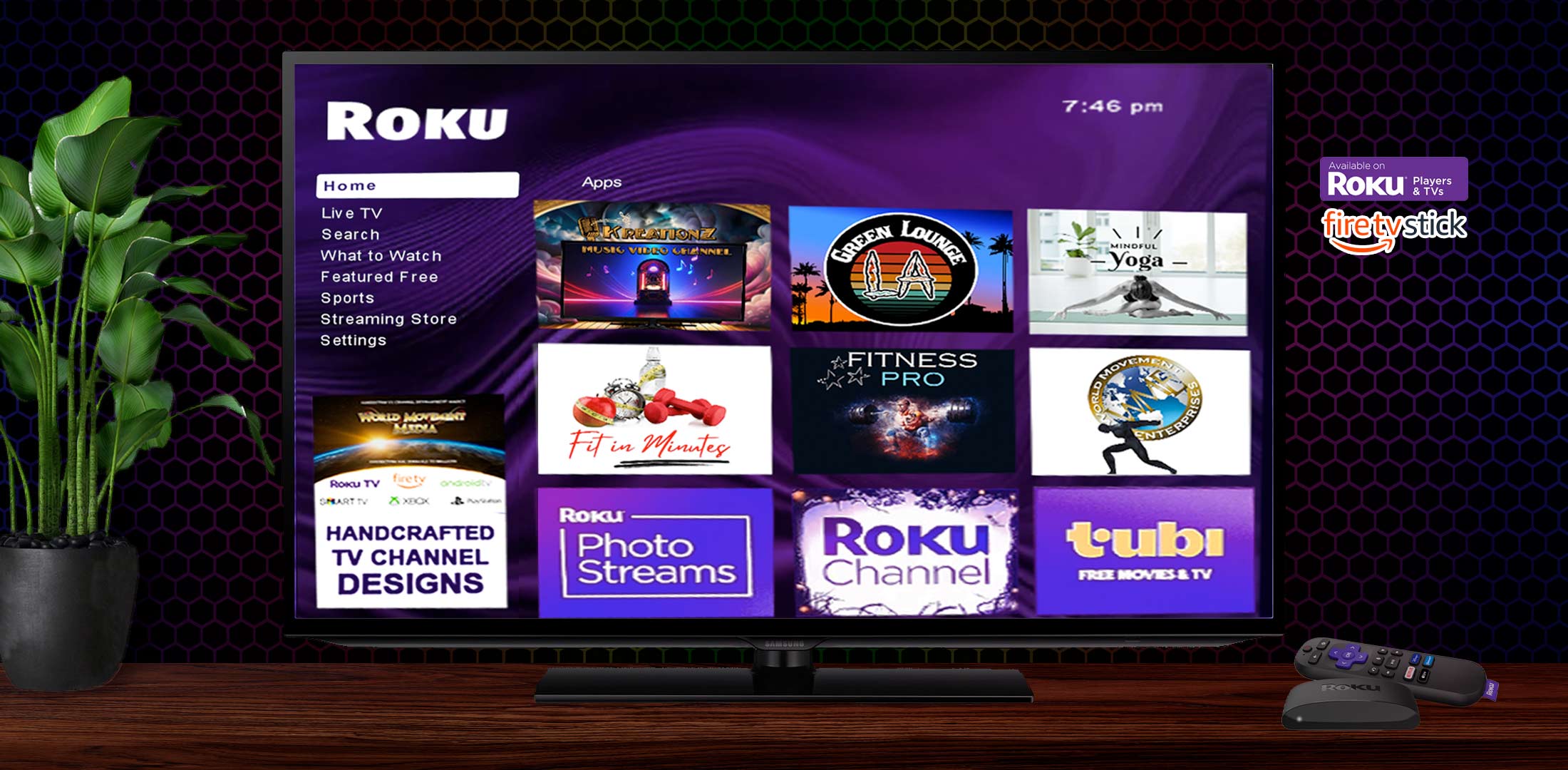 Custom ROKU TV & Firestick Channel Design Agency