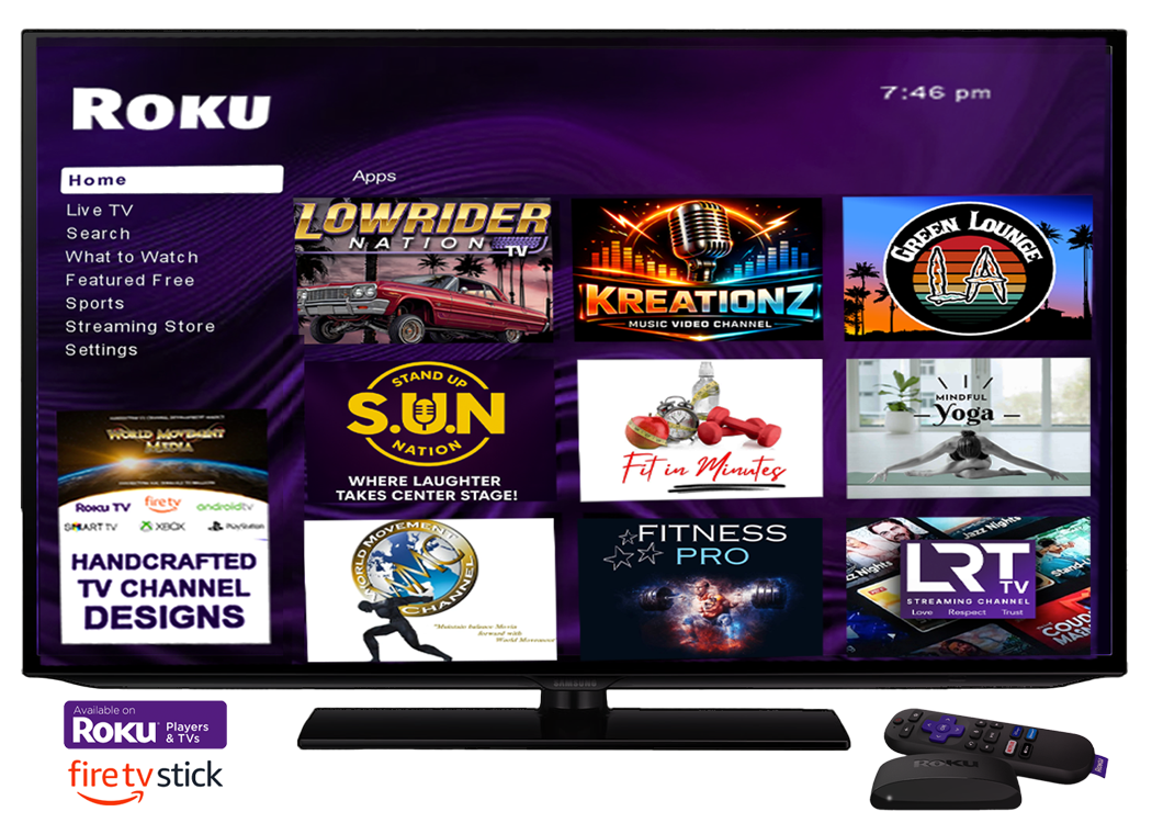Custom ROKU TV & Firestick Channel Design Agency